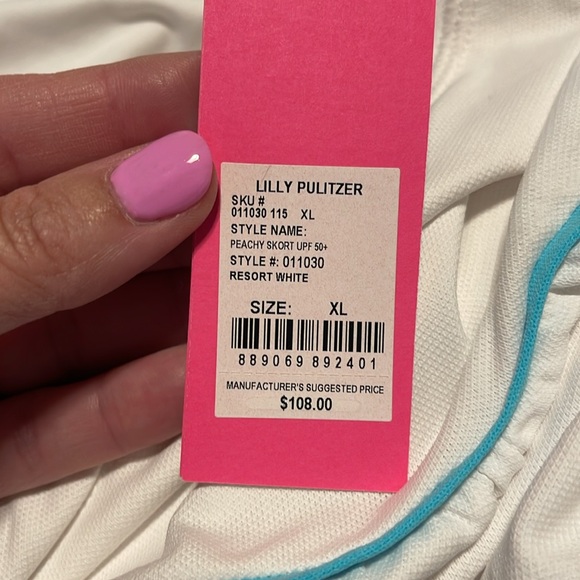 NWT Lilly Pulitzer Peachy Skort - Picture 8 of 9